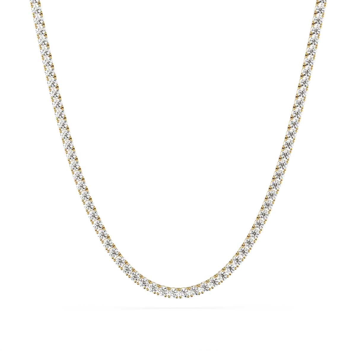 Made to Order Lab Grown Diamond Tennis Chain Necklace