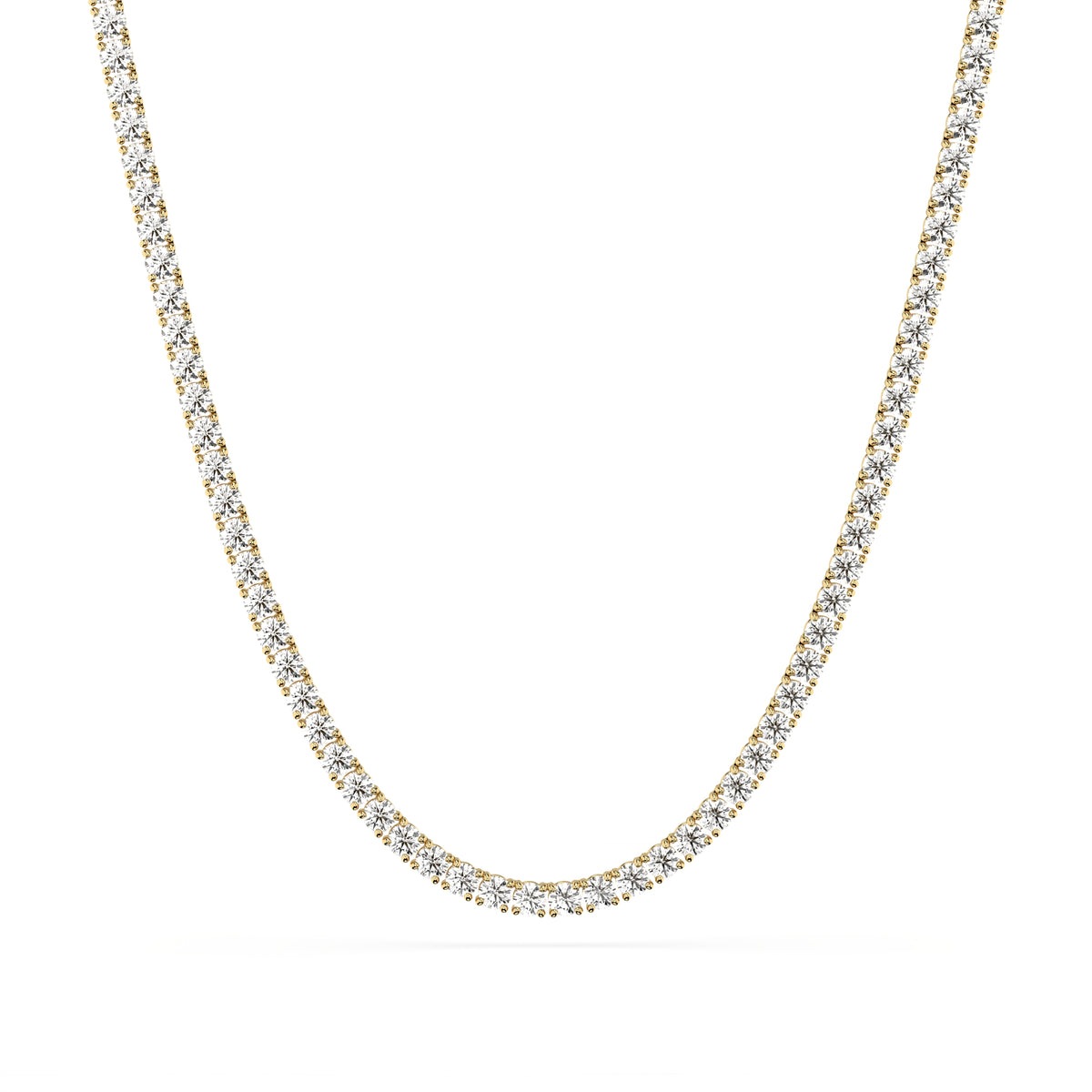 Made to Order Lab Grown Diamond Tennis Chain Necklace