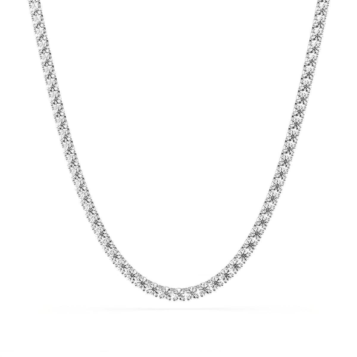 Made To Order Lab Grown Diamond Tennis Chain Necklace