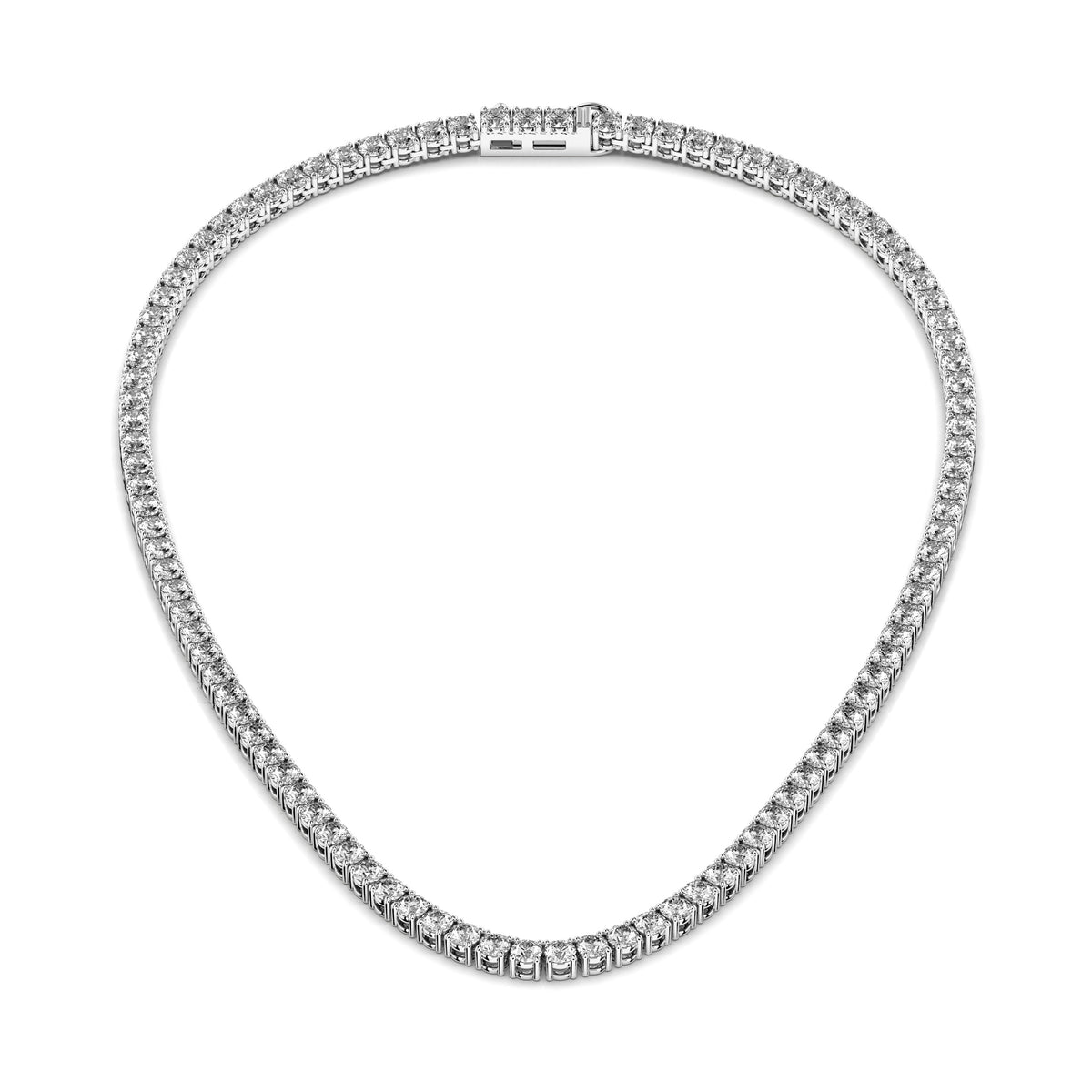 Made To Order Lab Grown Diamond Tennis Chain Necklace