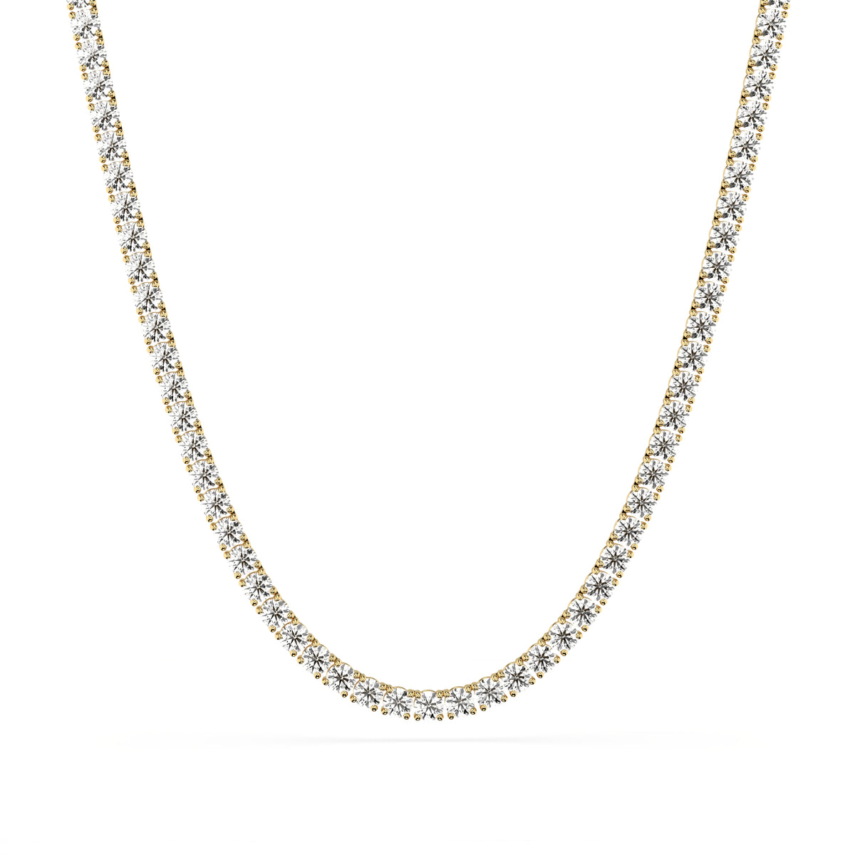 Made To Order Lab Grown Diamond Tennis Chain Necklace