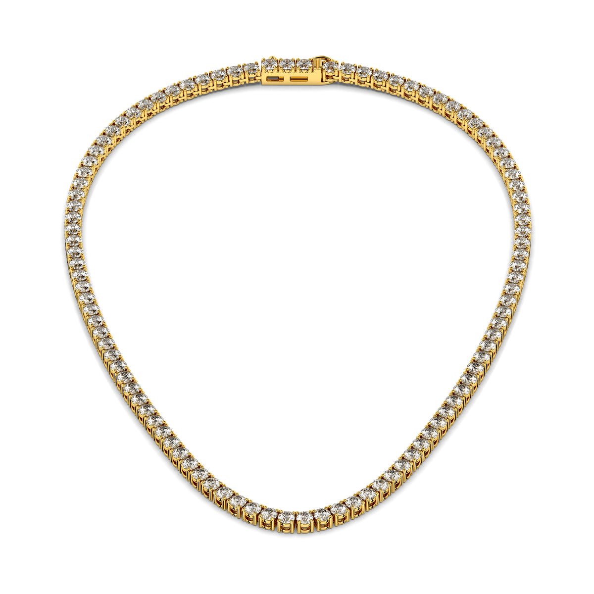 Made To Order Lab Grown Diamond Tennis Chain Necklace