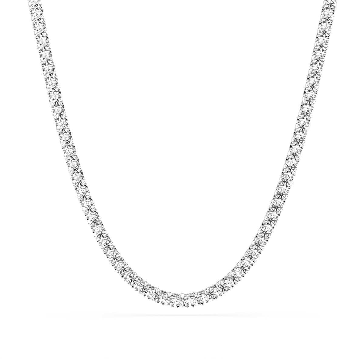 Made To Order Lab Grown Diamond Tennis Chain Necklace