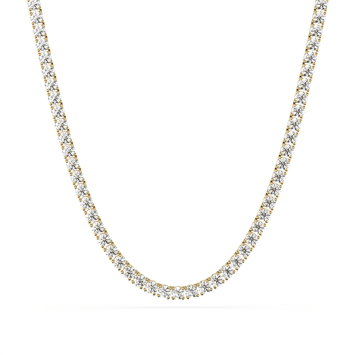 Made To Order Lab Grown Diamond Tennis Chain Necklace