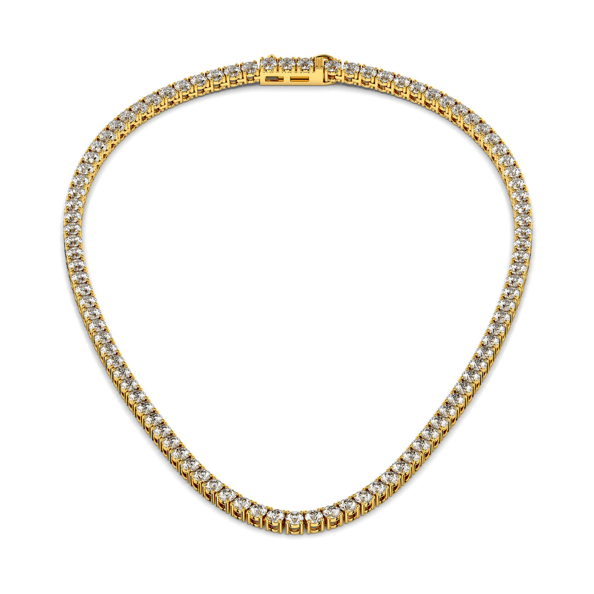 Made To Order Lab Grown Diamond Tennis Chain Necklace