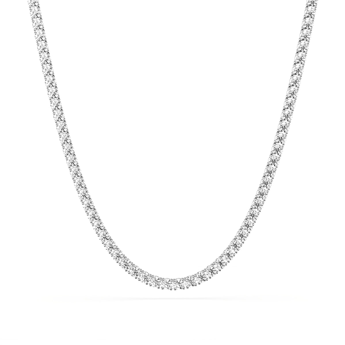 Made to Order Lab Grown Diamond Tennis Chain Necklace