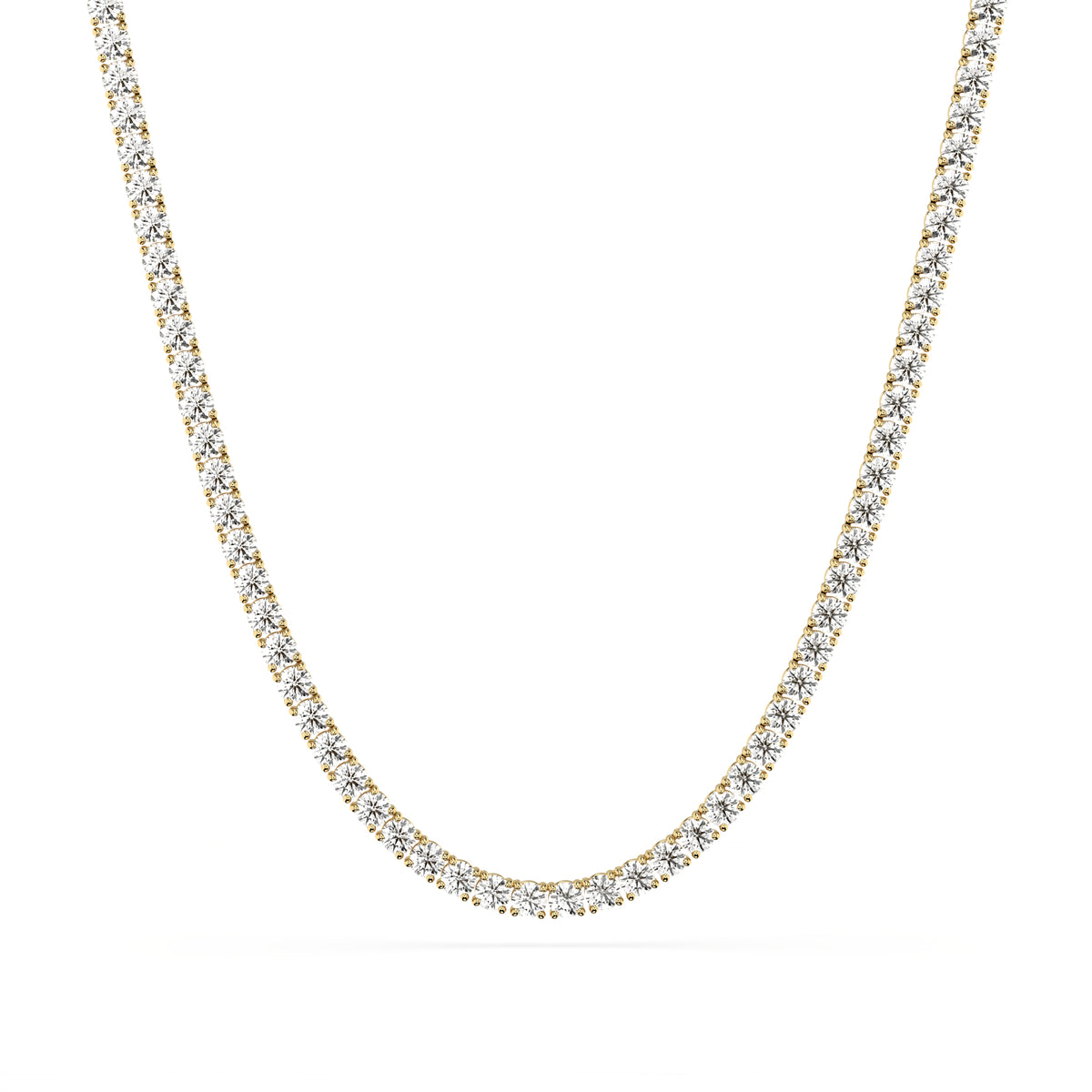 Made to Order Lab Grown Diamond Tennis Chain Necklace