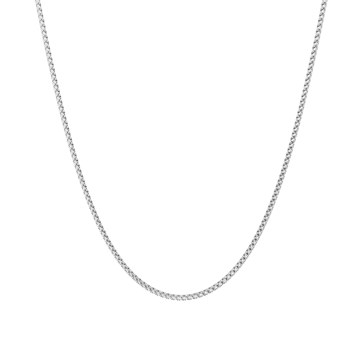 Made to Order Lab Grown Diamond Tennis Chain Necklace