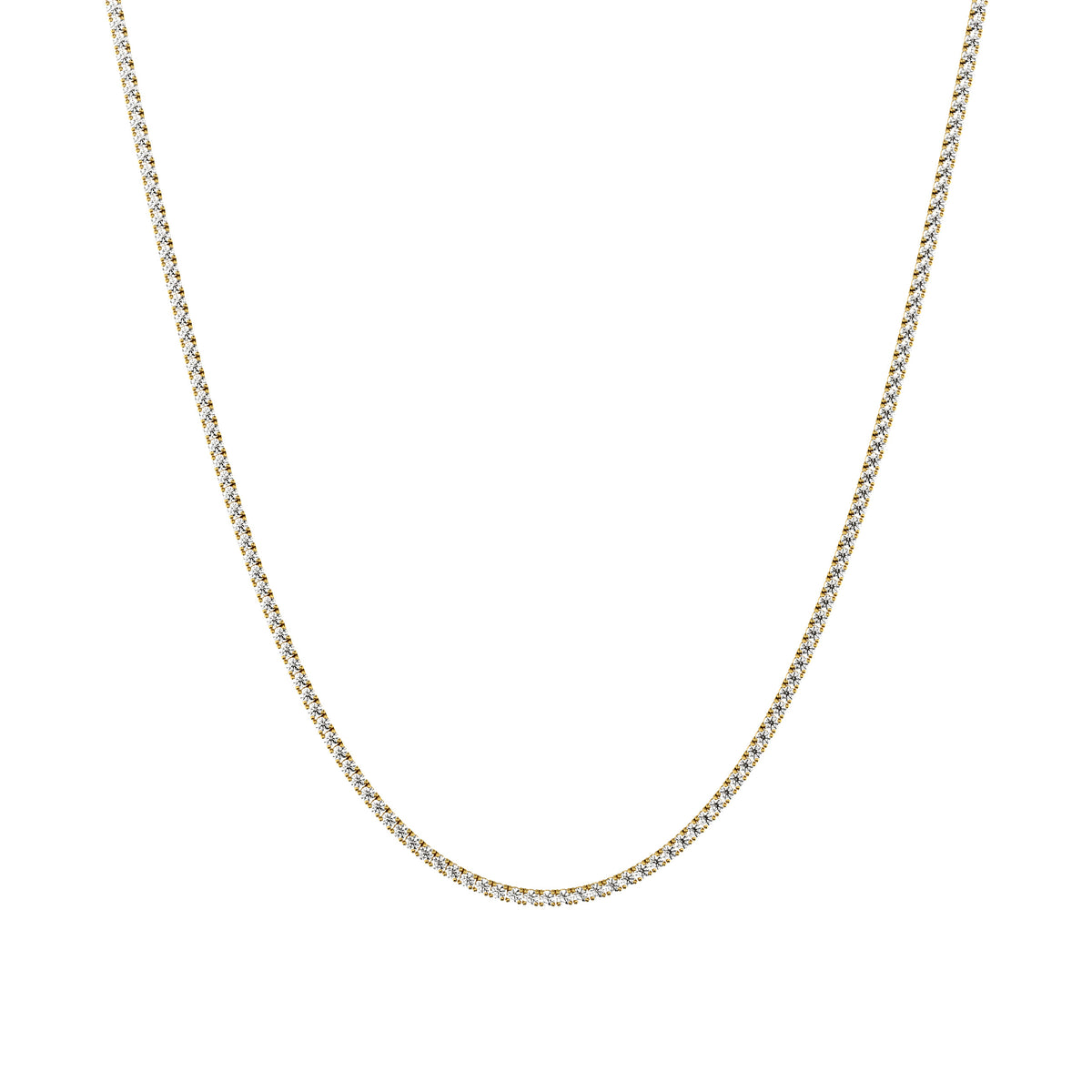 Made to Order Lab Grown Diamond Tennis Chain Necklace