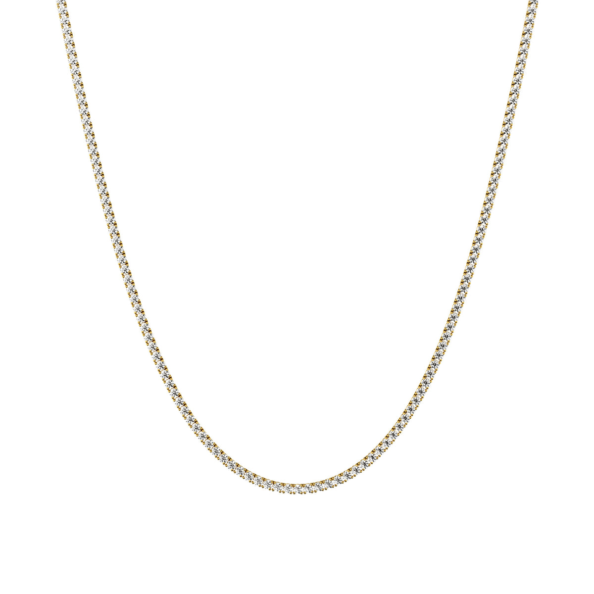 Made to Order Lab Grown Diamond Tennis Chain Necklace