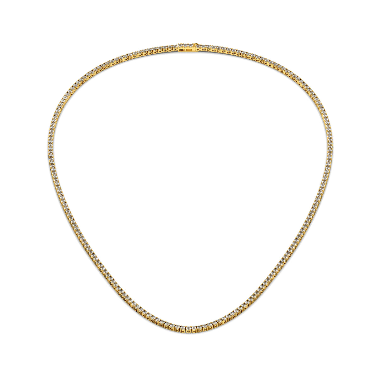 Made to Order Lab Grown Diamond Tennis Chain Necklace