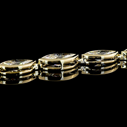 10.08 CTTW Marquise Lab Diamond Riviera Necklace (F Color and VS1 Clarity)