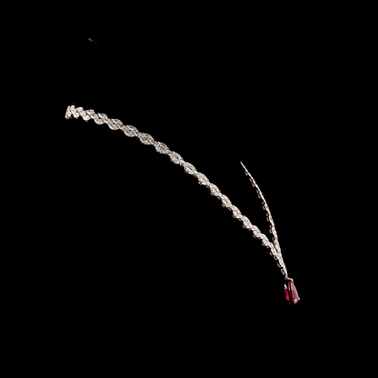 31.28 CTTW MIX Lab Diamond Lariat Necklace (F Color and VS1 Clarity)
