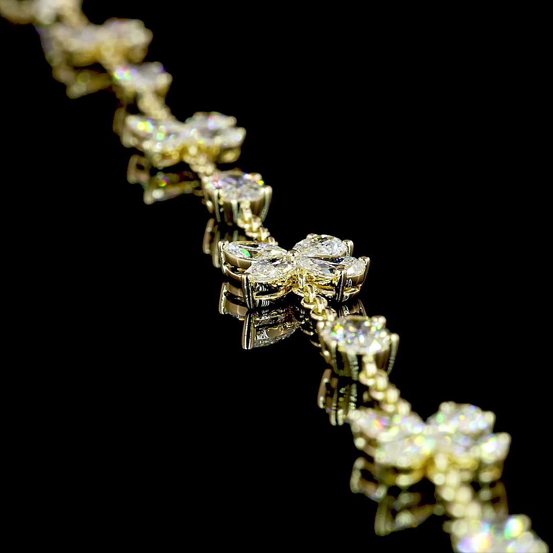 5.14 CTTW MIX Lab Diamond Station Necklace