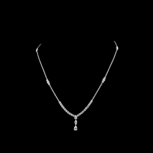 3.09 CTTW MIX Lab Diamond Special Necklace 16.5"