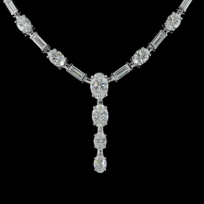 11.61 CTTW MIX Lab Diamond Special Necklace 16.5"