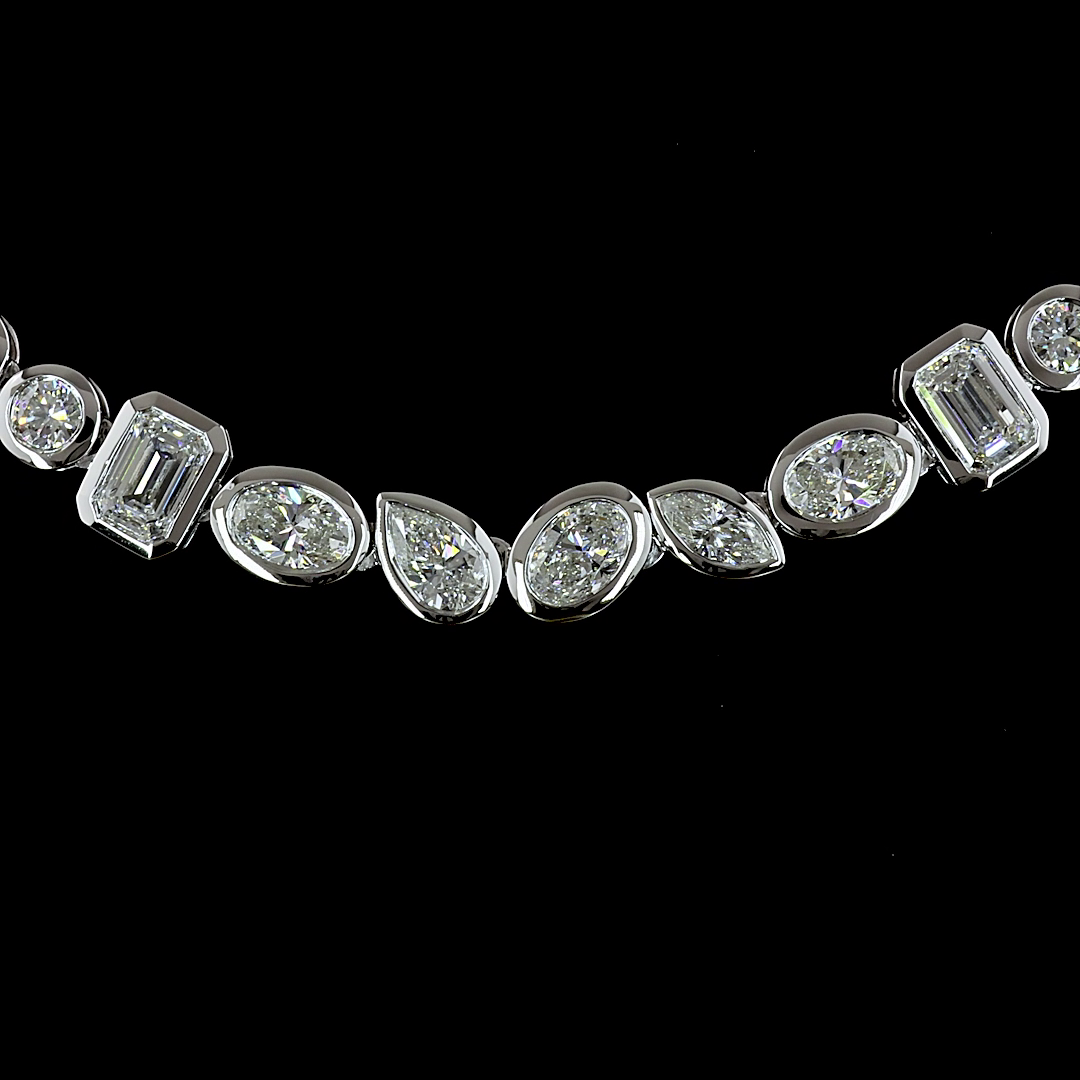 10.21 CTTW MIX Lab Diamond Special Necklace