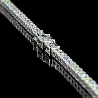 7.50 CTTW MIX Lab Diamond Special Necklace 16.5"