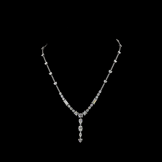 9.40 CTTW MIX Lab Diamond Special Necklace 16.5"