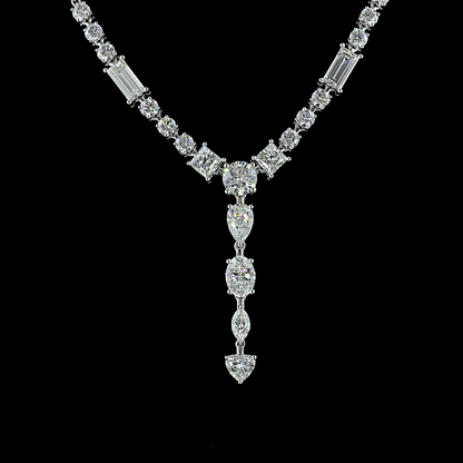 9.40 CTTW MIX Lab Diamond Special Necklace 16.5"