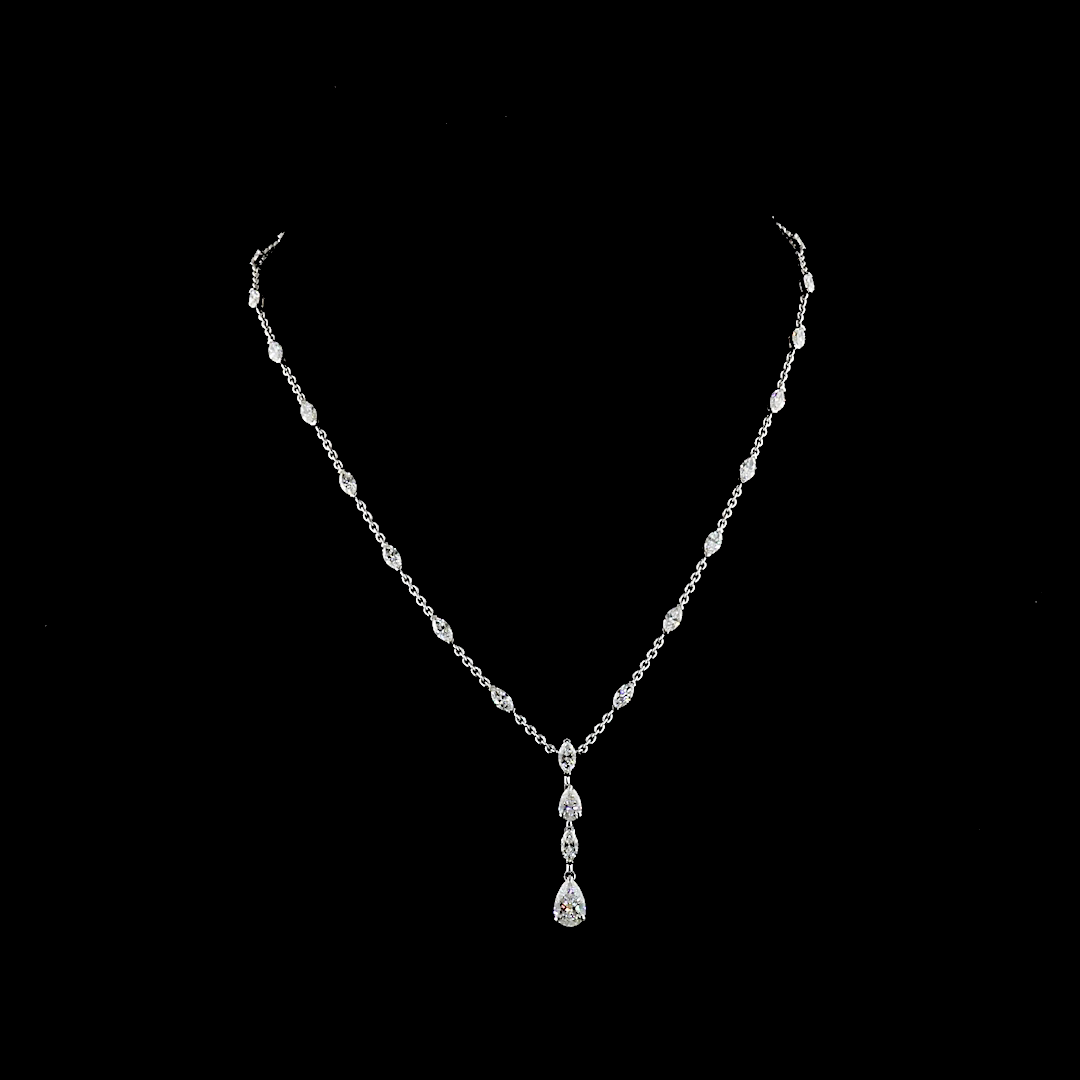 5.19 CTTW MIX Lab Diamond Special Necklace 16.5"