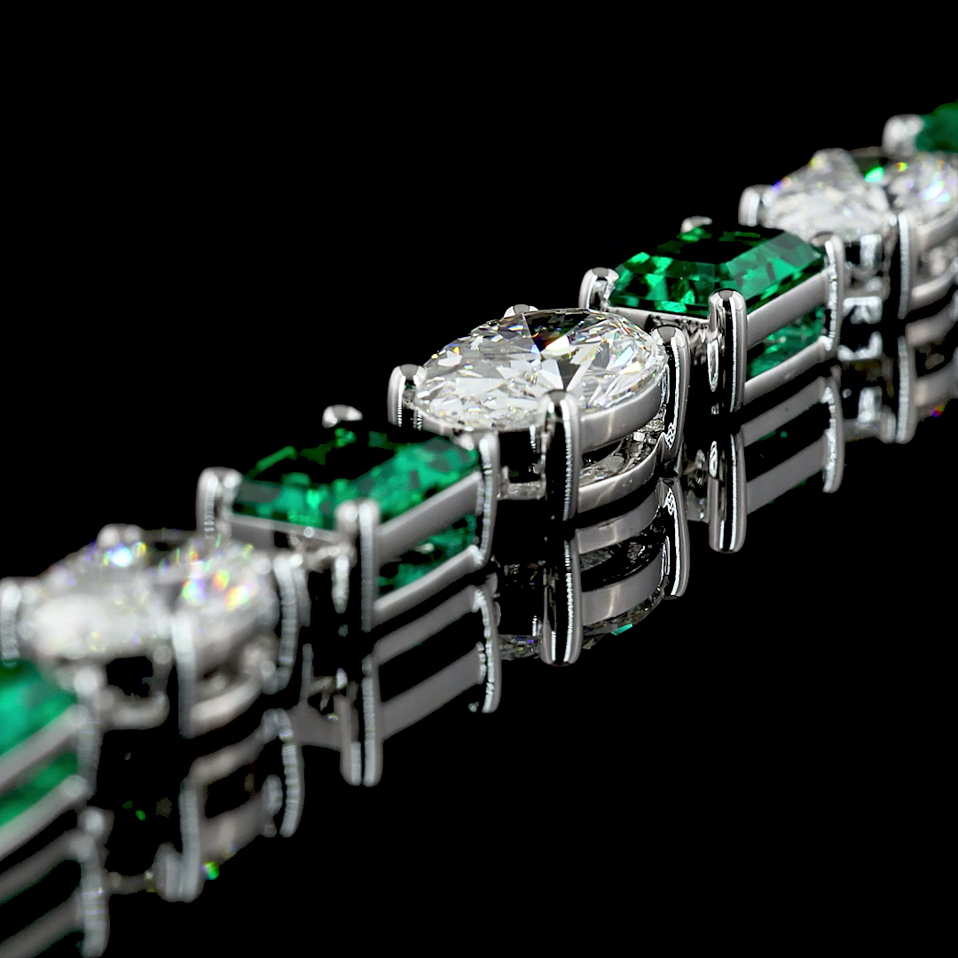 15.10 CTTW MIX Lab Diamond Station Necklace (VS2 Clarity)