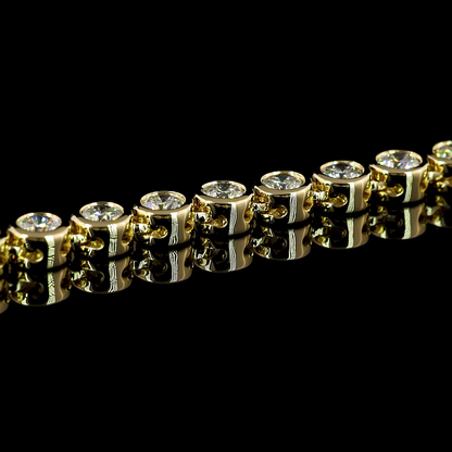 6.09 CTTW Round Lab Grown Diamond Tennis Necklace 16.5"