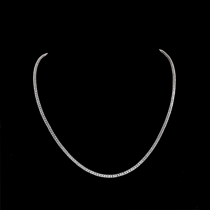 4.60 CTTW Round Lab Diamond Tennis Necklace 20"
