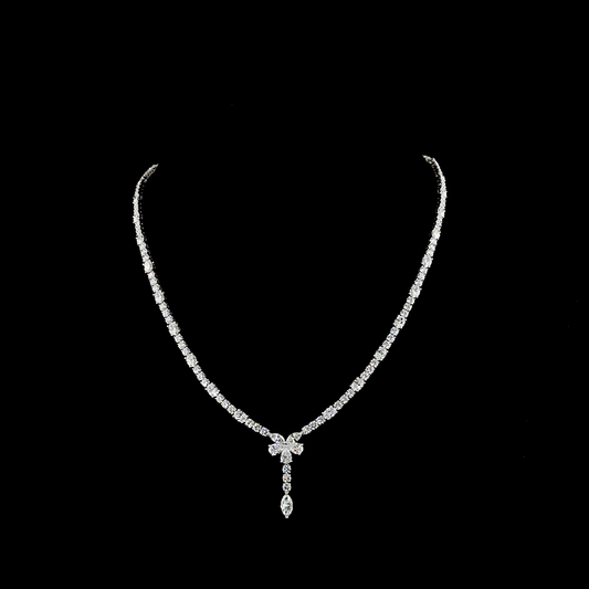 13.91 CTTW MIX Lab Diamond Special Necklace 16.5"