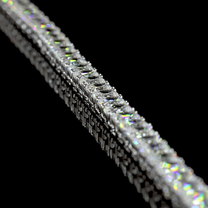 17.38 CTTW Antique Cushion Lab Diamond Tennis Necklace (E Color and VS Clarity)