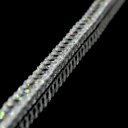 17.38 CTTW Antique Cushion Lab Diamond Tennis Necklace (E Color and VS Clarity)