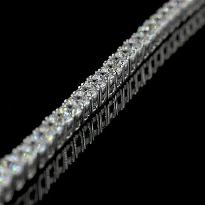 13.99 CTTW Round Lab Grown Diamond Tennis Necklace 22" (E Color and VS Clarity)