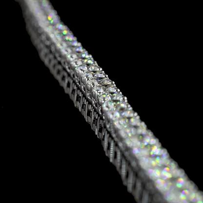 20.45 CTTW Round Lab Grown Diamond Lariat Necklace 16" (F Color and VS2 Clarity)