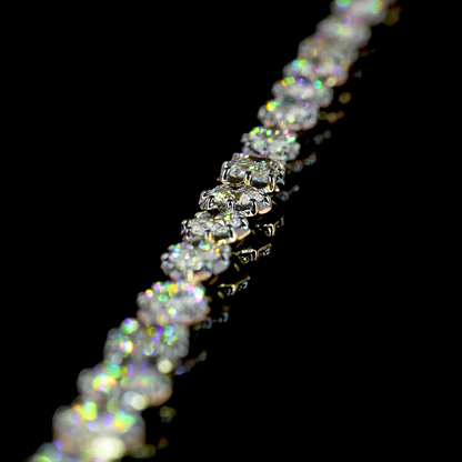 10.32 CTTW MIX Lab Diamond Station Necklace (E Color and VS Clarity)
