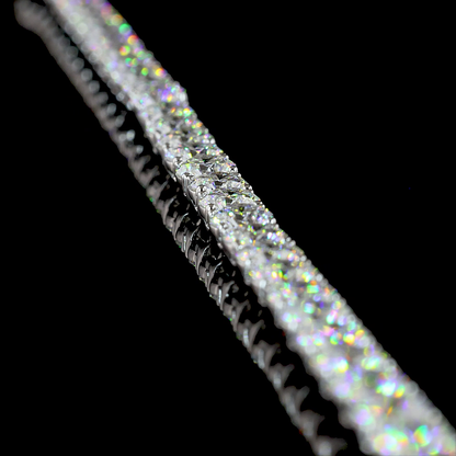25.42 CTTW Round Lab Grown Diamond Tennis Necklace 16.5" (F/E Color and VS2/VS1 Clarity)