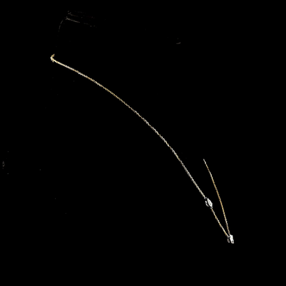 1.39 CTTW Pear Lab Diamond Station Necklace (E Color and VS1 Clarity)