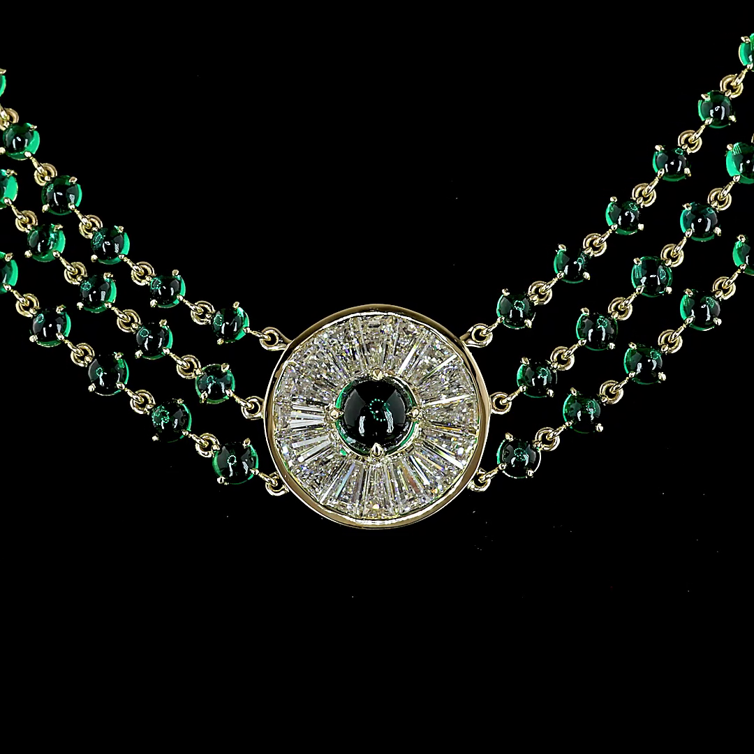 7.69 CTTW Round Lab Diamond Special Necklace (VS2 Clarity)