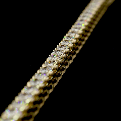 10.76 CTTW Oval Lab Grown Diamond Tennis Necklace 17" (E Color and VS Clarity)
