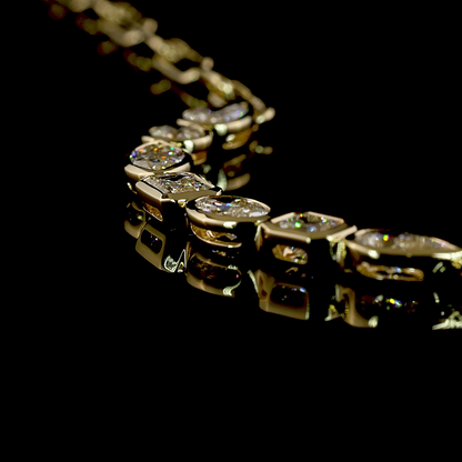 1.51 CTTW MIX Natural Diamond Special Necklace 18" (F Color and VS Clarity)