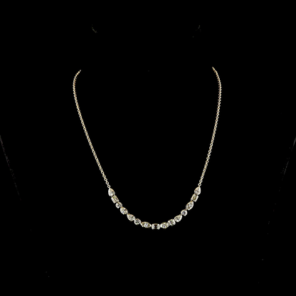 3.22 CTTW MIX Lab Diamond Special Necklace (F Color and VS Clarity)