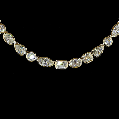 3.22 CTTW MIX Lab Diamond Special Necklace (F Color and VS Clarity)