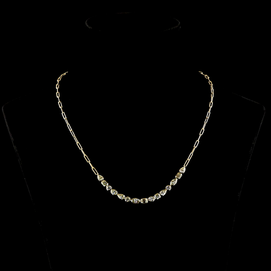 3.25 CTTW MIX Lab Diamond Special Necklace (F Color and VS Clarity)