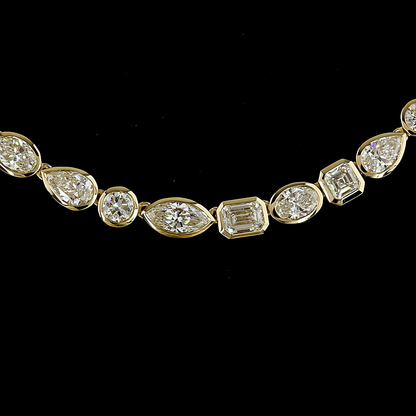 3.25 CTTW MIX Lab Diamond Special Necklace (F Color and VS Clarity)