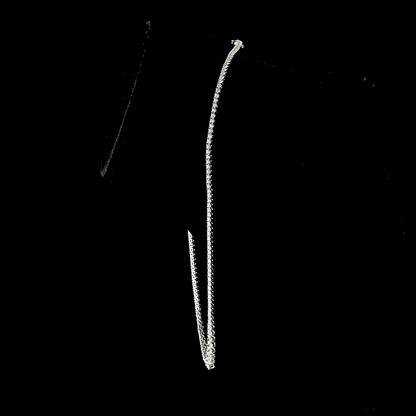 8.35 CTTW Round Lab Diamond Riviera Necklace (H Color and SI Clarity)
