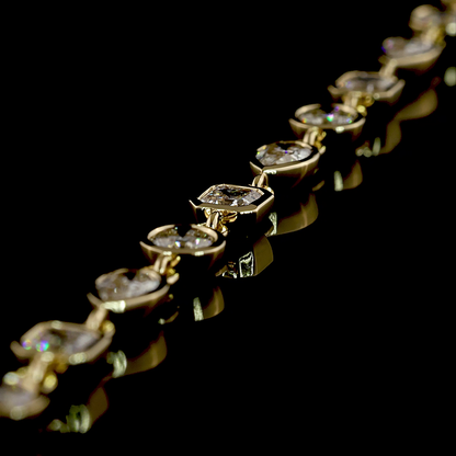 7.07 CTTW MIX Lab Diamond Station Necklace (F Color and VS Clarity)
