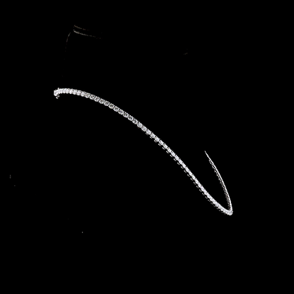 15.86 CTTW Round Lab Grown Diamond Tennis Necklace 16" (E Color and VS1 Clarity)