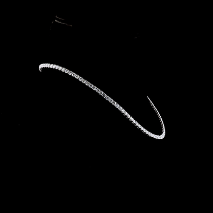 14.91 CTTW Round Lab Grown Diamond Tennis Necklace 15" (E Color and VS1 Clarity)