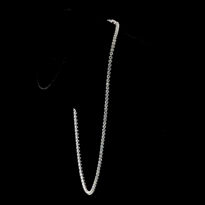 7.01 CTTW Round Lab Grown Diamond Tennis Necklace 16.5" (E Color and VS1 Clarity)
