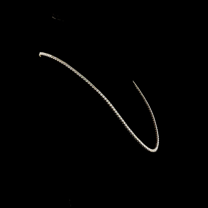 9.92 CTTW Round Lab Grown Diamond Tennis Necklace 17" (E Color and VS1 Clarity)