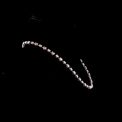 23.75 CTTW Heart Lab Grown Diamond Station Necklace 16" (FV.P Color and VS2 Clarity)